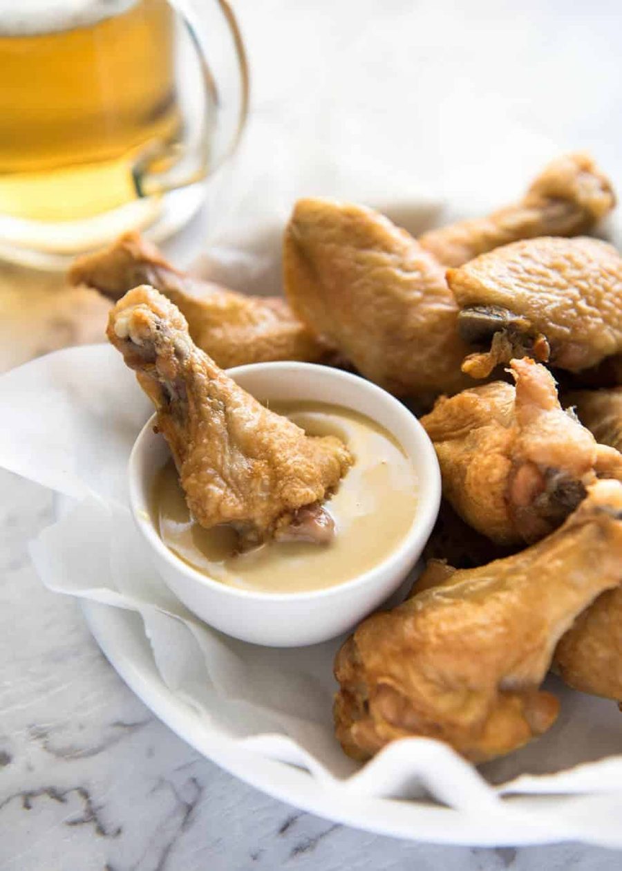 These oven baked wings are so crispy, you will think they've been deep fried! You will be shocked how easy these are to make! dev.recipetineats.com