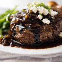 These Balsamic Pork Chops are fantastic for midweek meals - so fast and easy! The sweet tangy balsamic glaze is incredible! dev.recipetineats.com