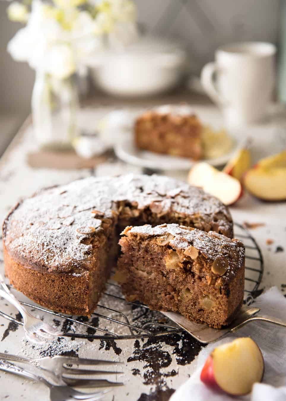 Hands down, the easiest and BEST Apple Cake recipe you will ever try! Made with fresh apples, no electric mixer required to make this beautiful moist cake. dev.recipetineats.com