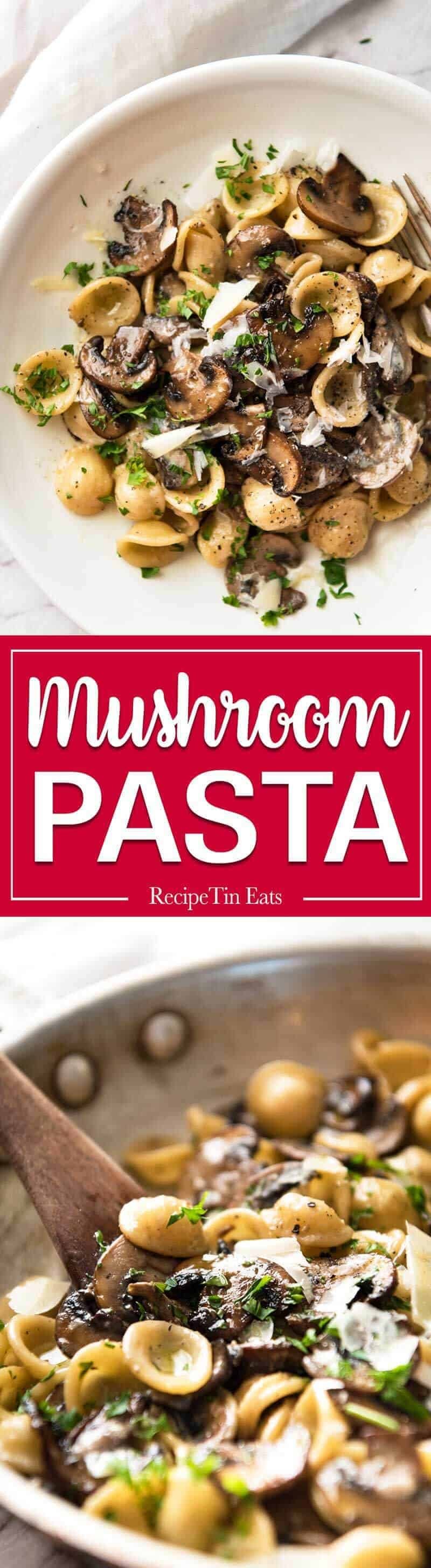 A spectacular way to use mushrooms - in this tasty, juicy Mushroom pasta made the classic Italian way. 15 minute dinner! dev.recipetineats.com