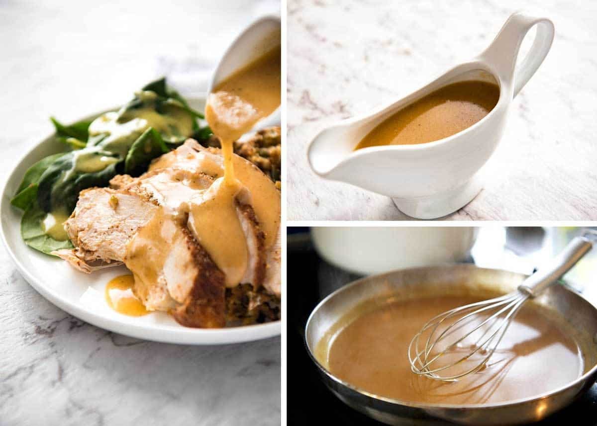 This Cajun dry brined turkey breast is baked in the same roasting pan as the Dressing / Stuffing so it's extra juicy and moist! A chef recipe, this Cajun Baked Turkey Breast with Dressing is easy and spectacular. EPIC ONE PAN COOKING for a Thanksgiving turkey! dev.recipetineats.com