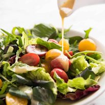Honey Mustard Dressing - guaranteed crowd pleaser, made with honey, mustard, cider vinegar and olive oil. Keeps for 3 weeks. dev.recipetineats.com
