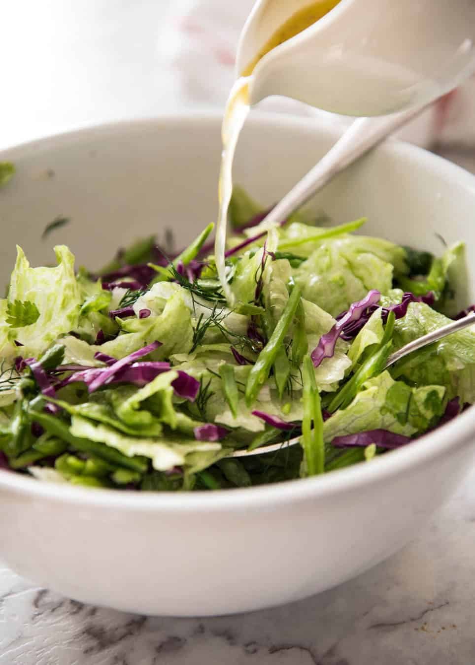 Iceberg Lettuce Salad with Dill dev.recipetineats.com