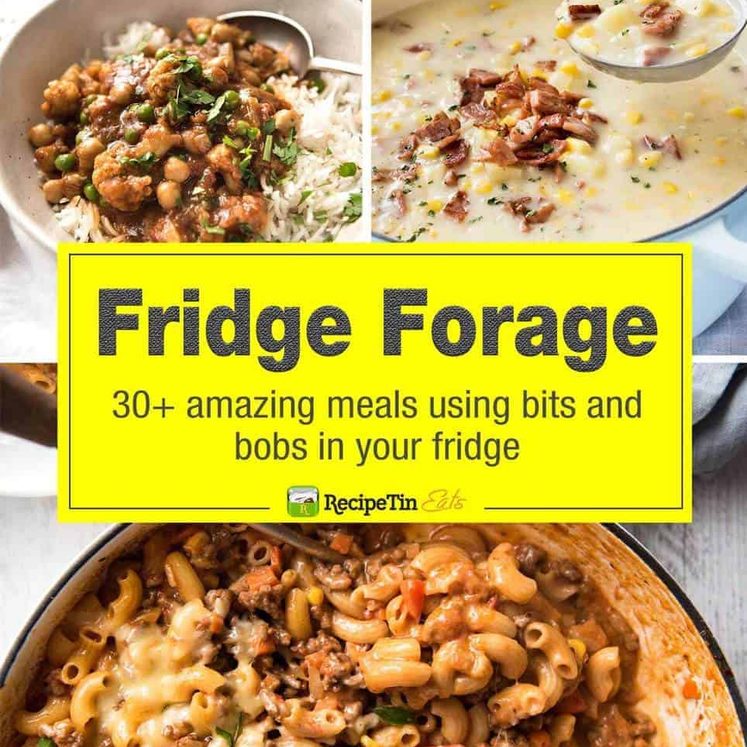 Fridge Forage - Quick dinner recipes you can make using whatever is in our fridge right now! dev.recipetineats.com