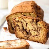 Easy Cinnamon Swirl Quick Bread - Super easy to make, very forgiving, it's a quick homemade version of your favourite cinnamon bread! dev.recipetineats.com