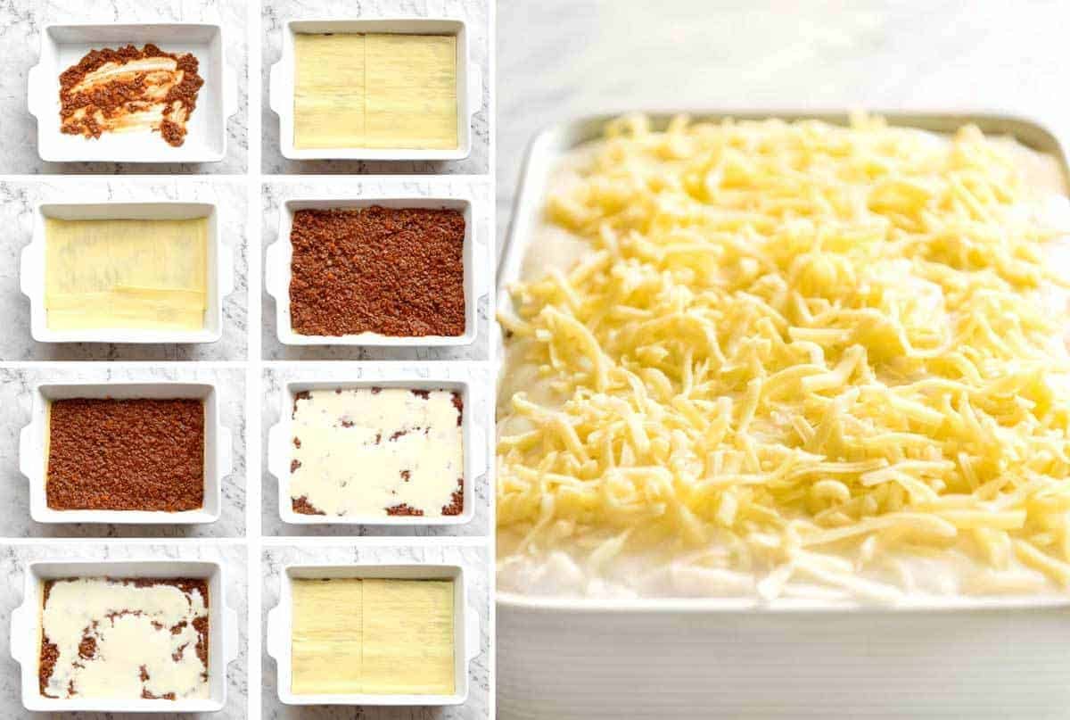 A homemade Lasagna is a thing of beauty! This is a traditional Italian Lasagna, made with a Bolognese Ragu and cheese sauce / b&eacute;chamel sauce. No ricotta in sight! recipetineats.com