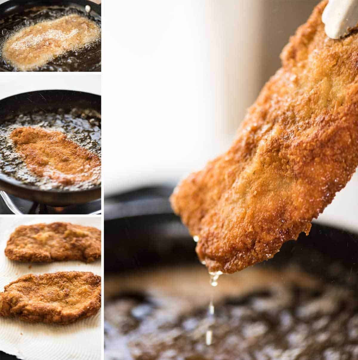 There is nothing quite like a freshly made schnitzel. Extra crunchy and golden, make this with pork, chicken, veal or turkey. dev.recipetineats.com