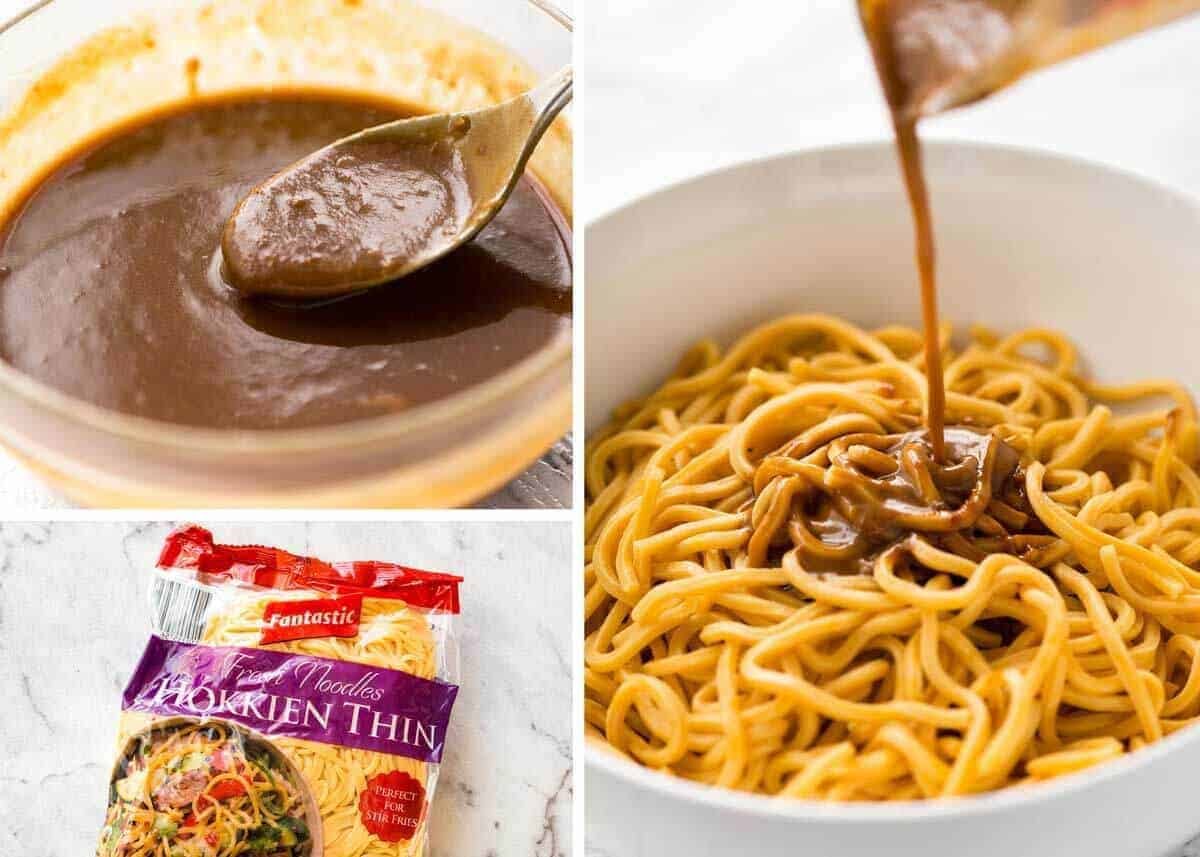 Sesame Noodles - noodles tossed with a wicked Asian Sesame Peanut Dressing. Serve these as Cold Sesame Noodles or warm. dev.recipetineats.com