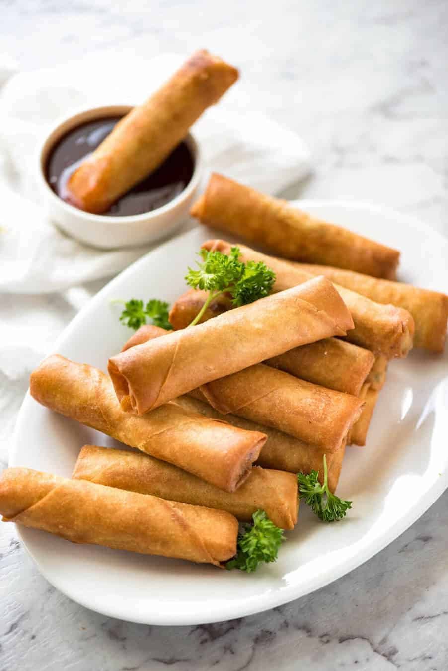You've never really had a Spring Roll until you've tried homemade ones. With the quick video tutorial, you'll master it in no time! dev.recipetineats.com