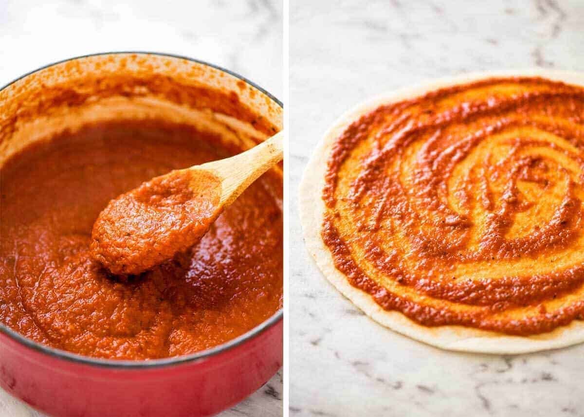 Easy Homemade Pizza Sauce dev.recipetineats.com