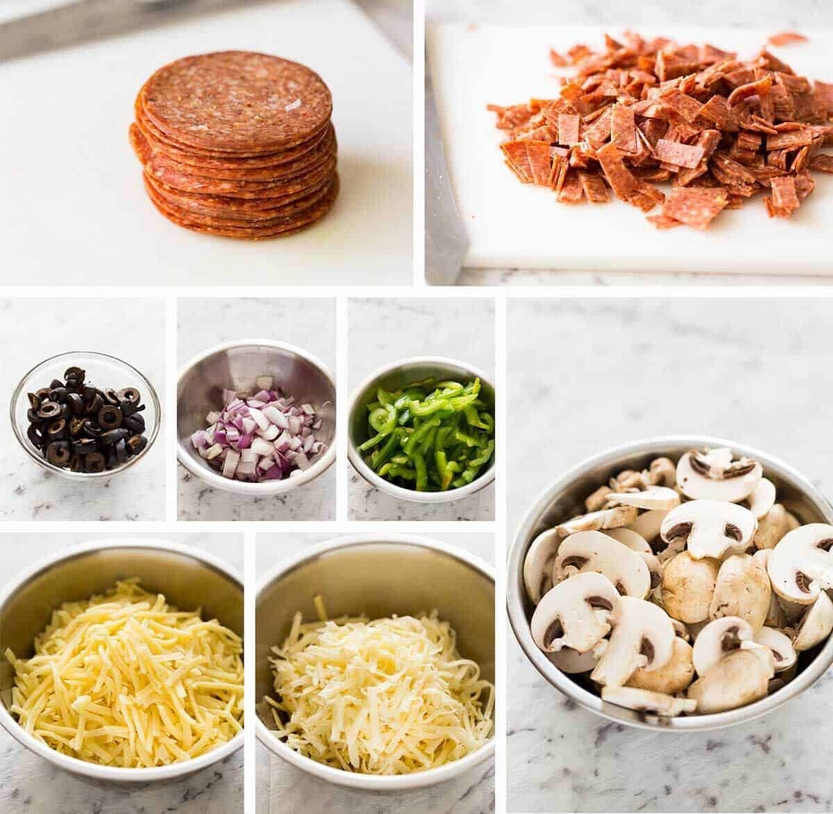 Pizza Toppings dev.recipetineats.com