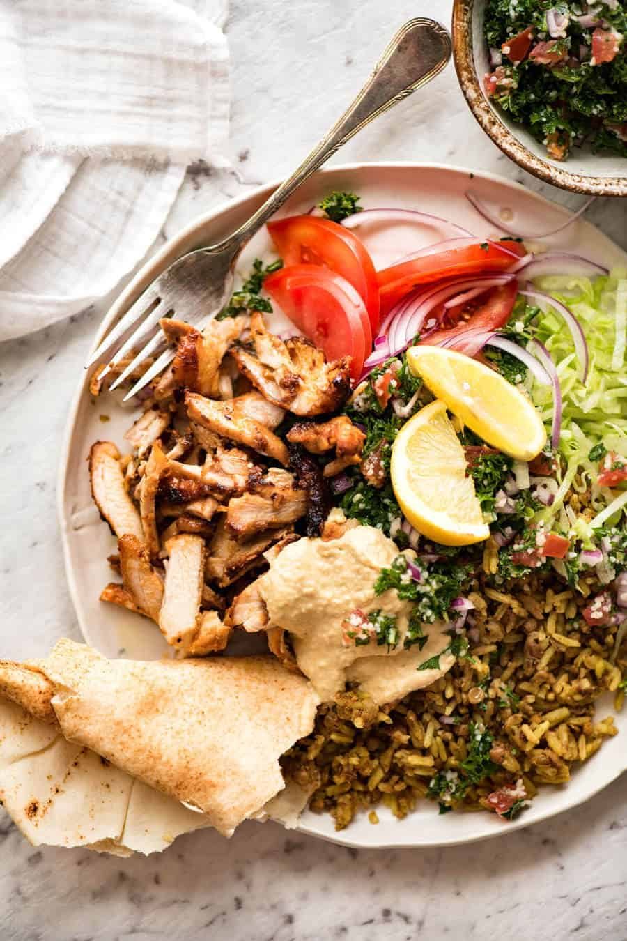 Homemade Chicken Doner Kebab - the better version of the midnight post-pub kebab runs! dev.recipetineats.com