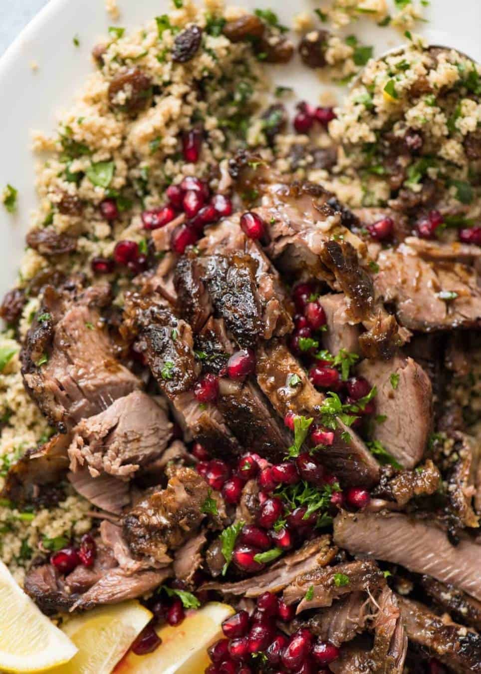 Slow Cooked Lamb Shawarma is meltingly tender and has the most heavenly fragrance. Quick to prepare, sensational for gatherings! dev.recipetineats.com