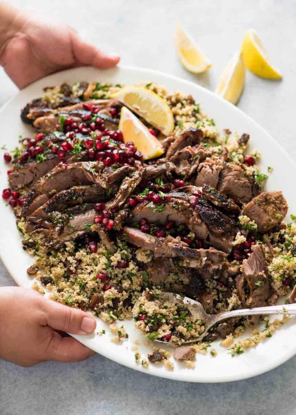 Slow Cooked Lamb Shawarma is meltingly tender and has the most heavenly fragrance. Quick to prepare, sensational for gatherings! dev.recipetineats.com