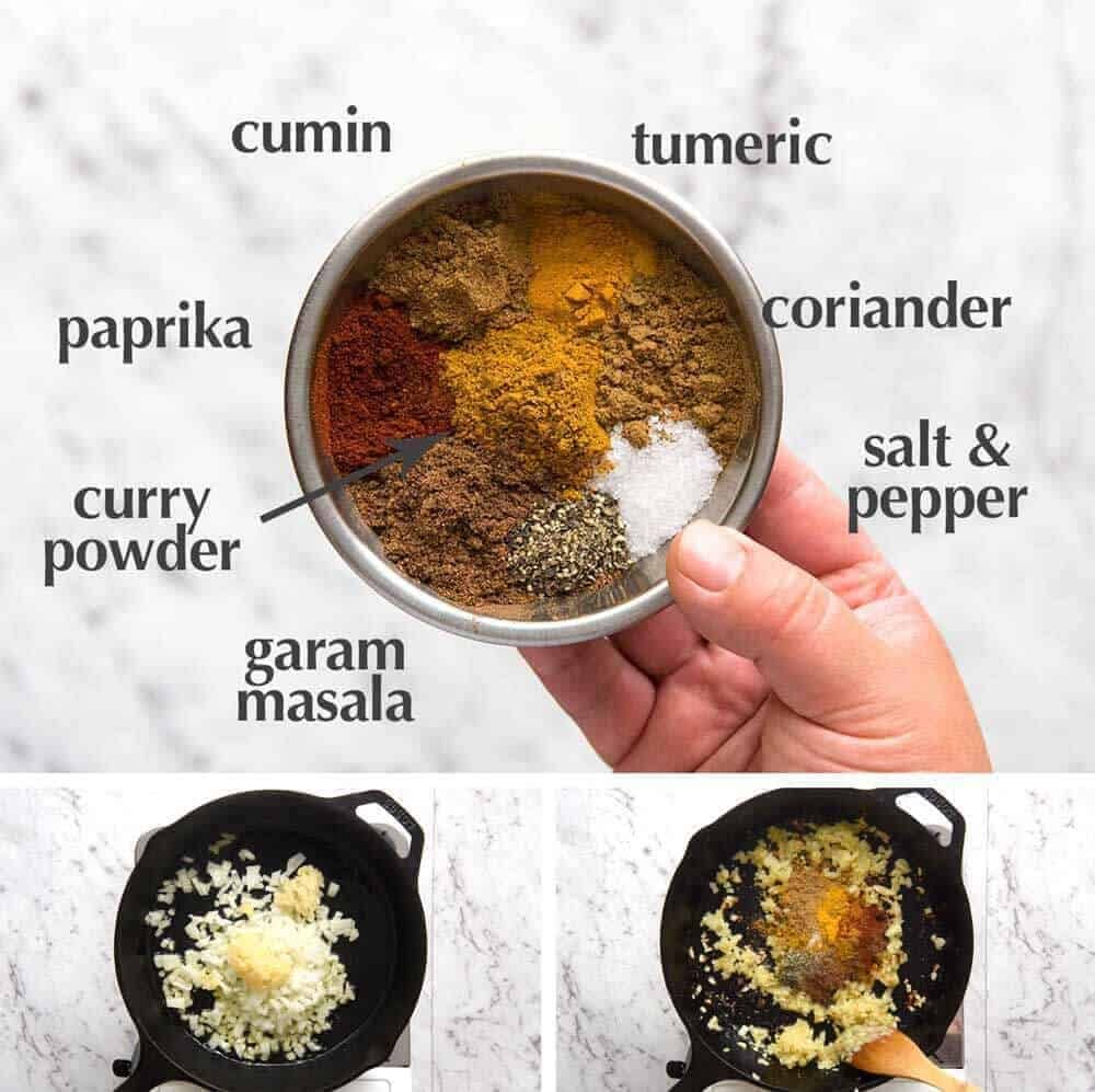 Spices for Coconut Curry sauce