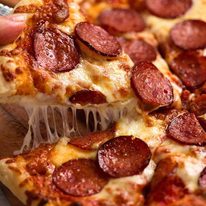 Pepperoni pizza