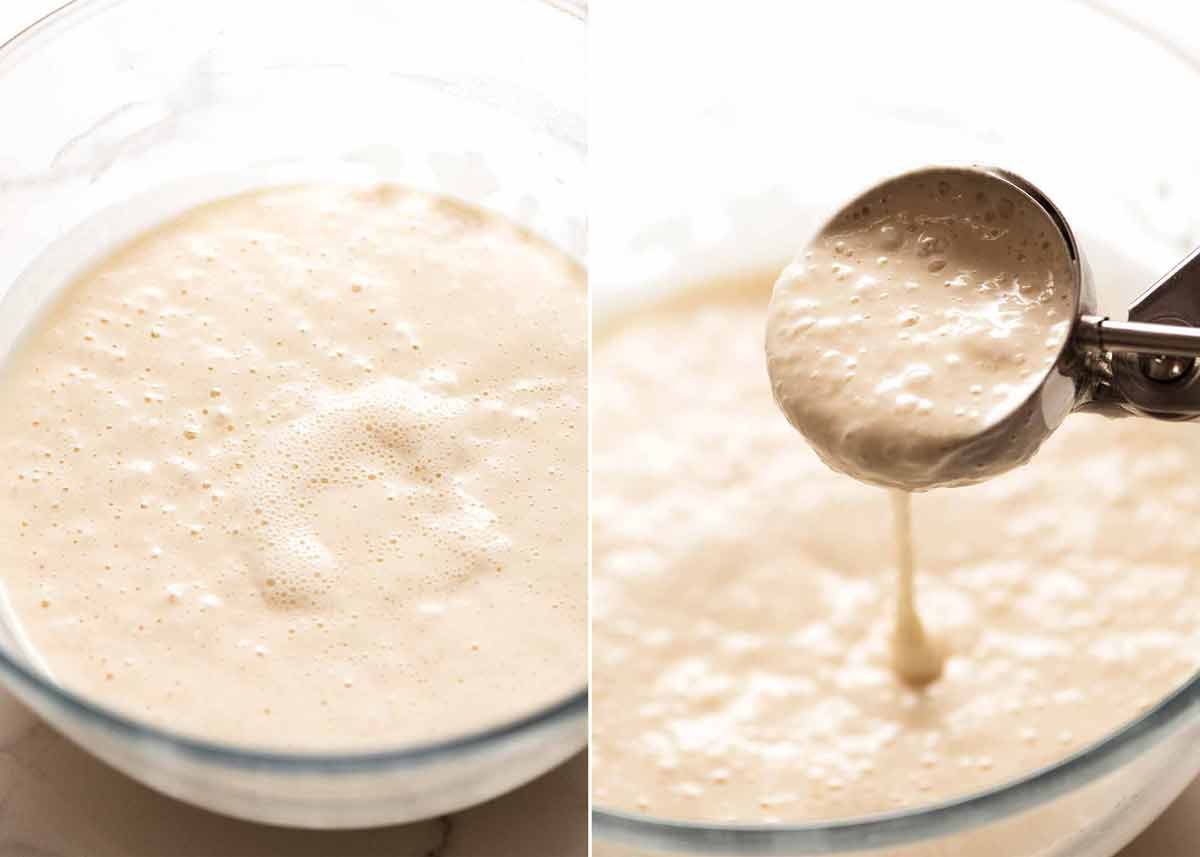 Crumpet batter