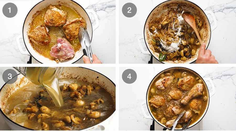 How to make Chicken Fricass&eacute;e