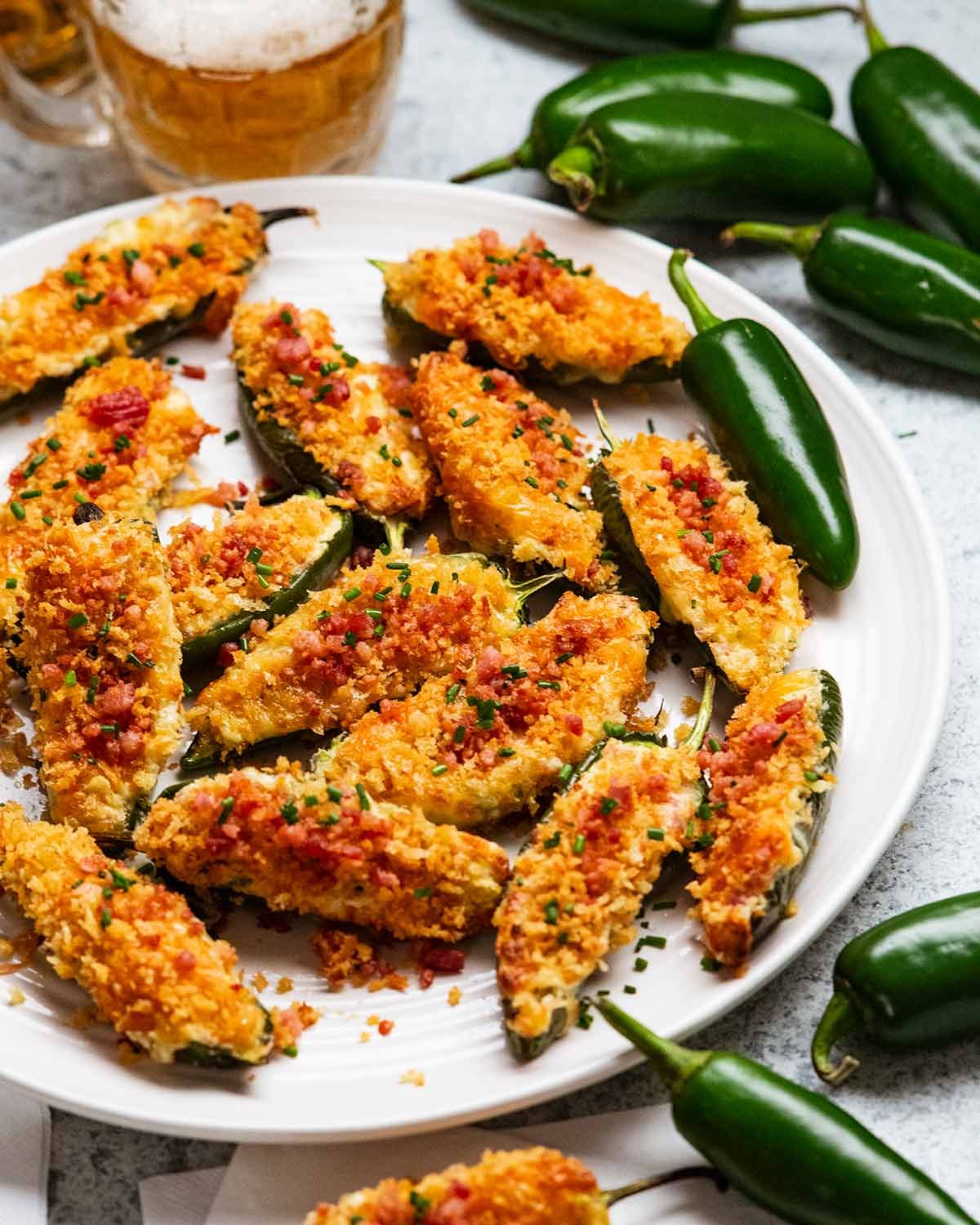 Platter of Jalape&ntilde;o poppers