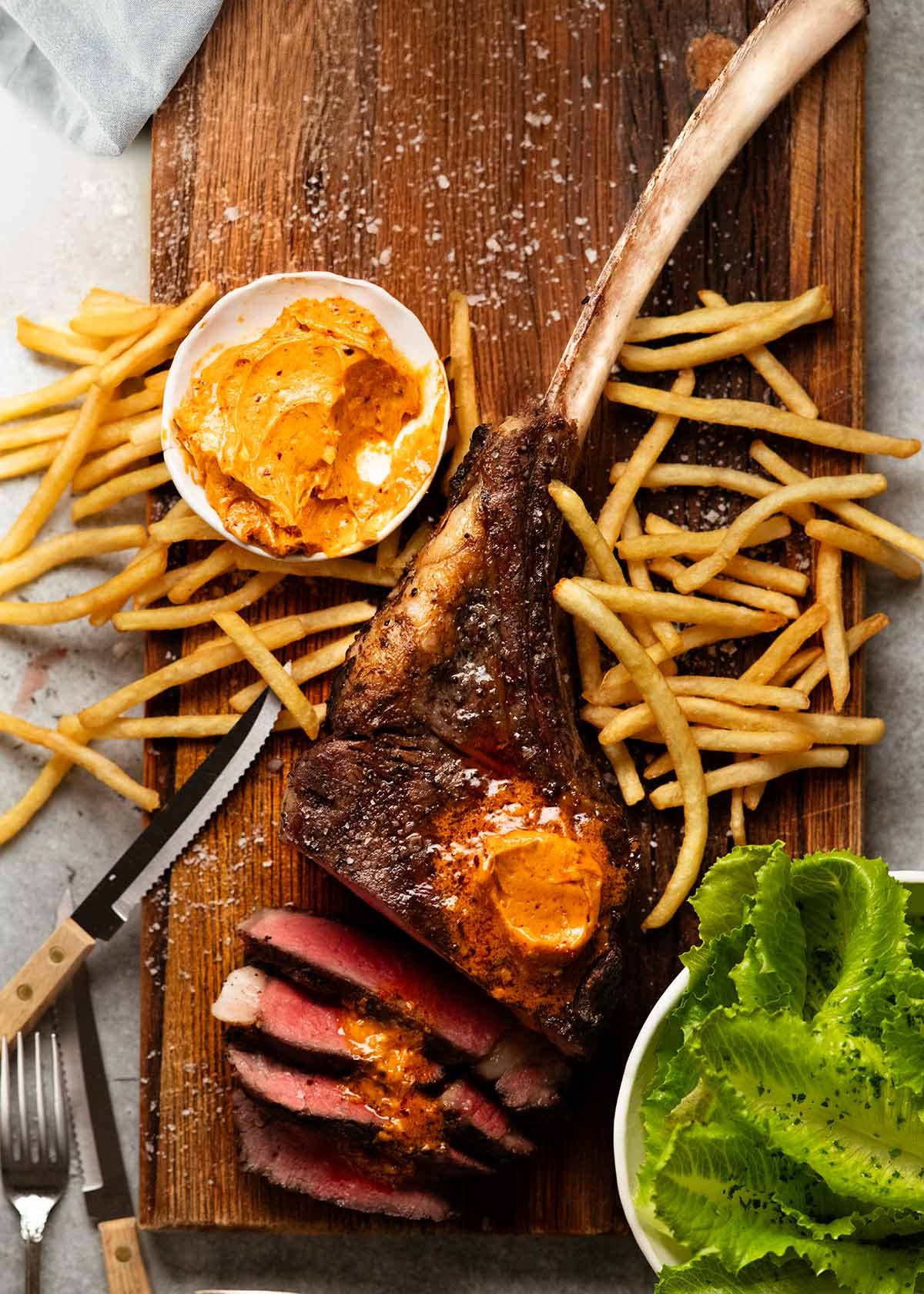 Tomahawk steak