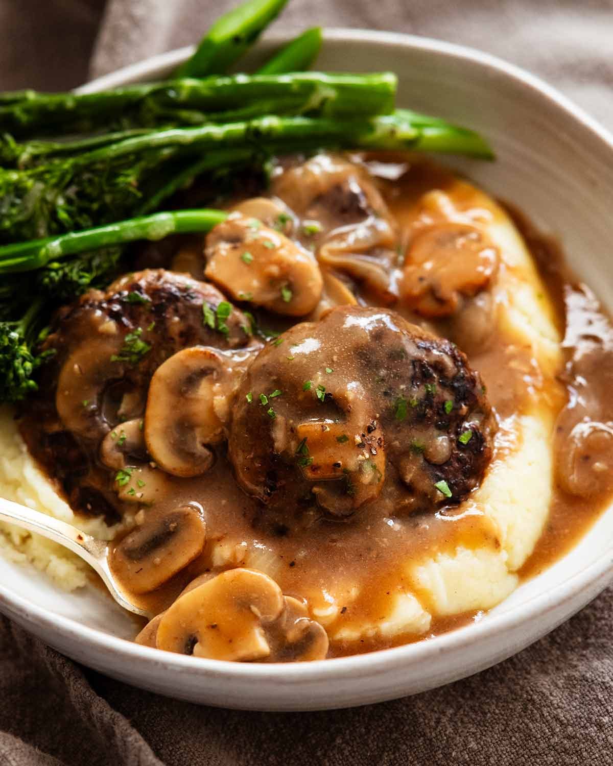 Smothered Rissoles