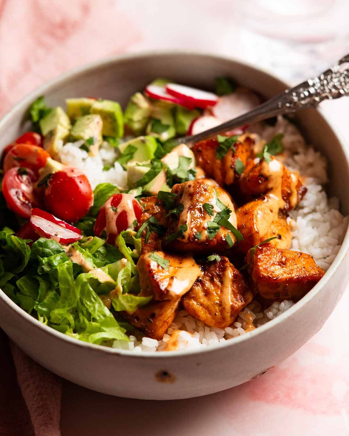 Cajun baked salmon