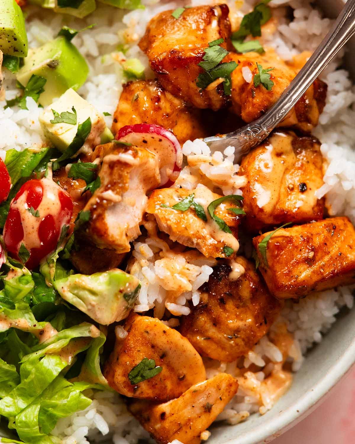 Cajun baked salmon