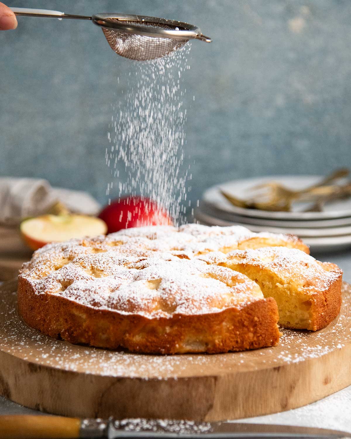 French apple cake