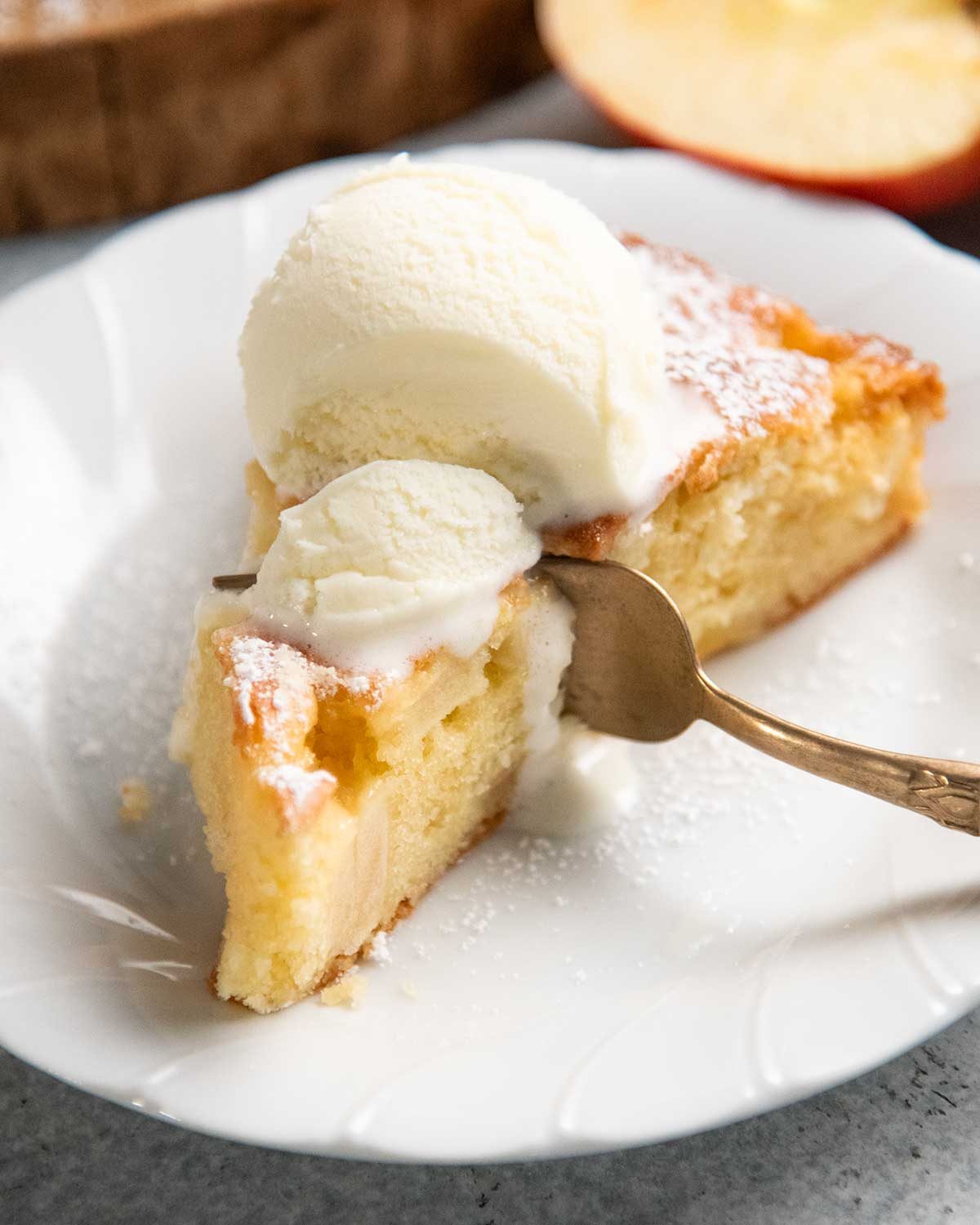 French apple cake