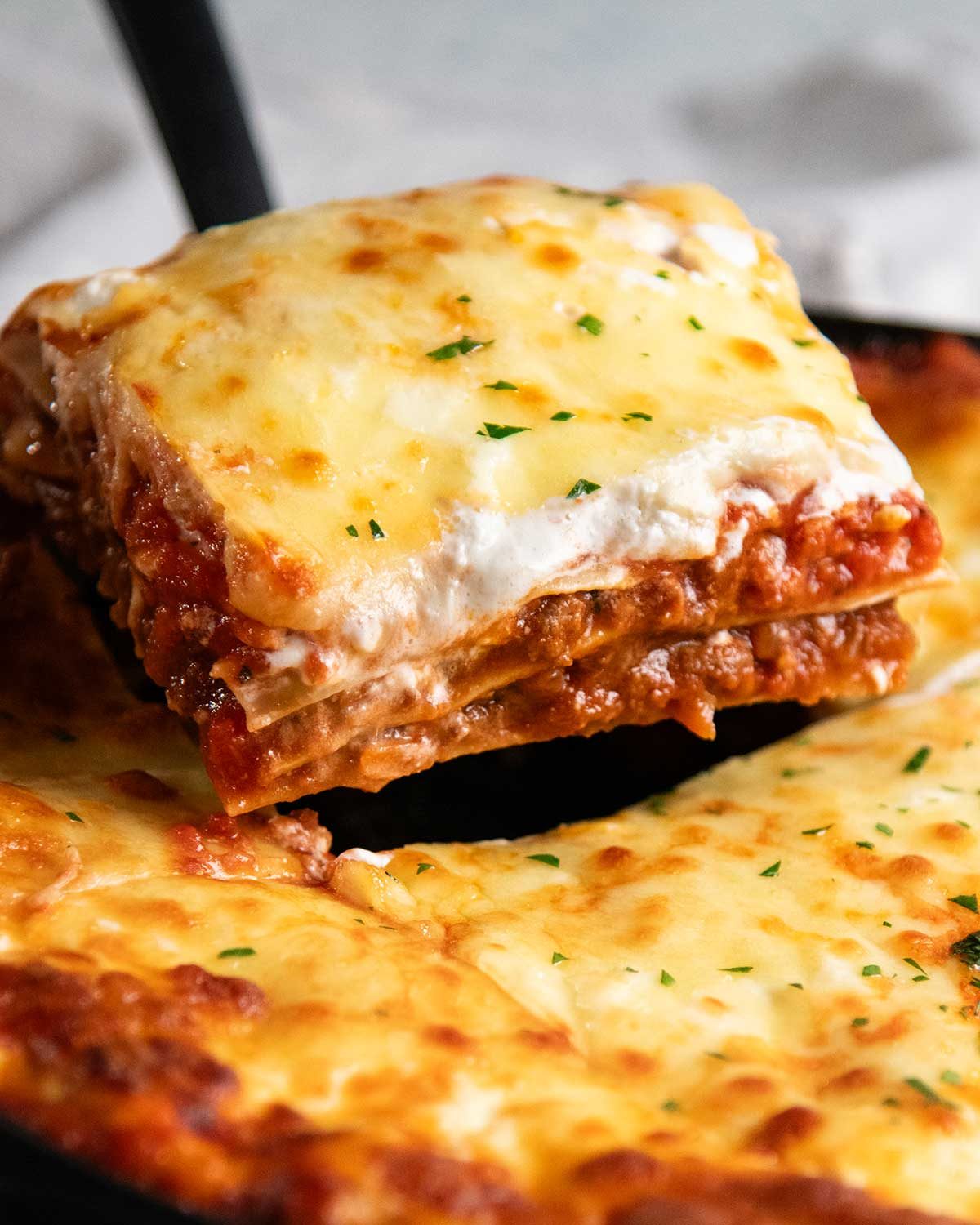 One pot lasagna - complete with layers!