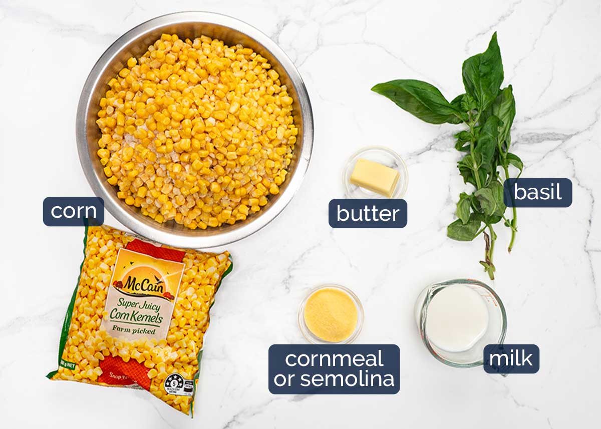 Ingredients in Pastel de Choclo - Chilean Corn Beef Casserole