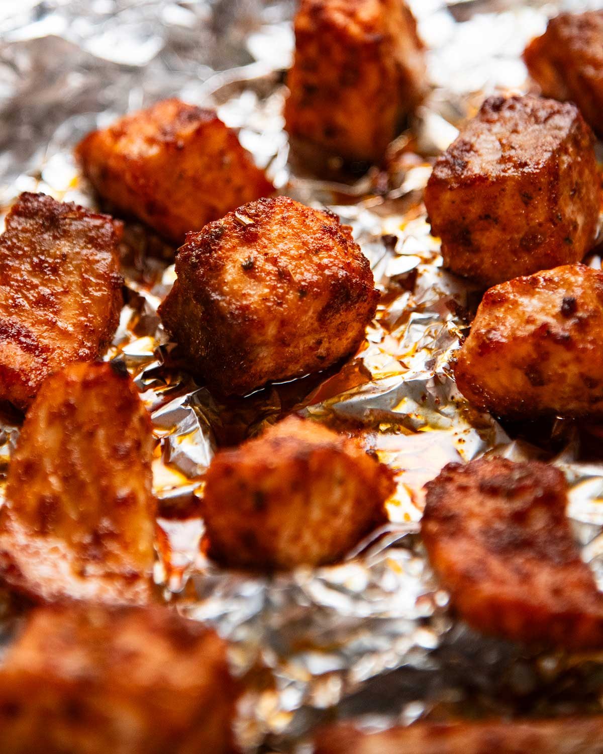 Baked Salmon Fajitas