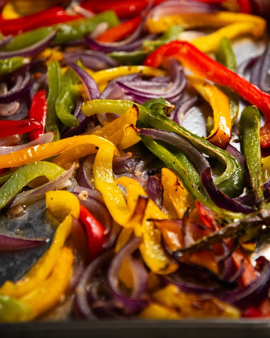 Baked Salmon Fajitas