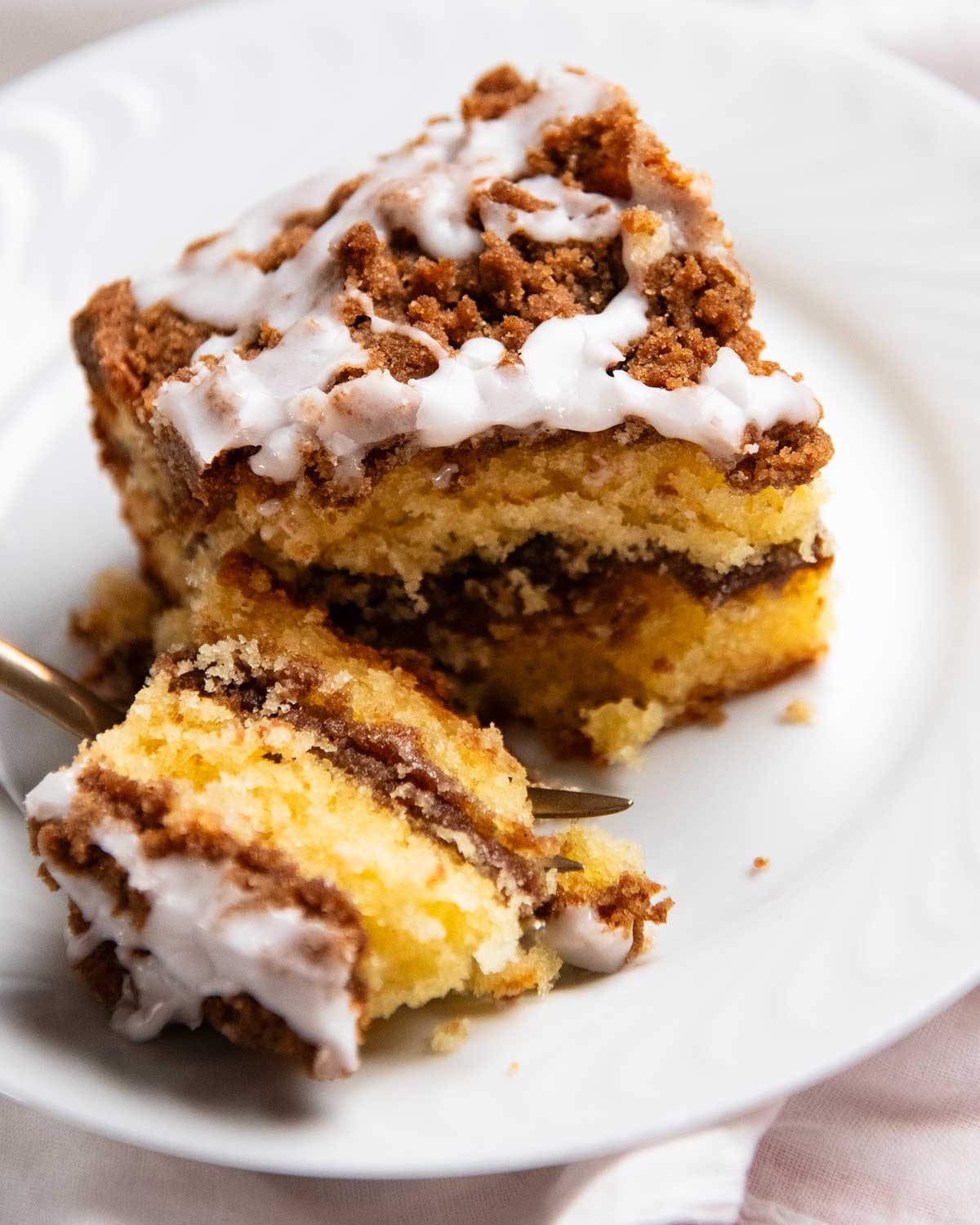 Coffee Cake with Cinnamon Streusel